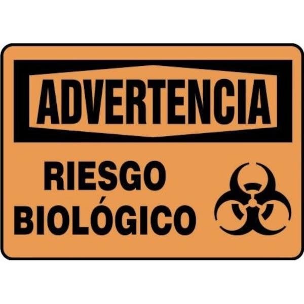 Accuform WARNING Safety Sign BIOHAZARD 10 in x SHMBHZ300VA - main
